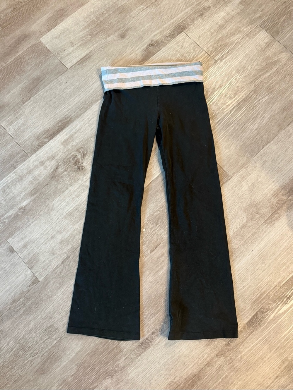 Victoria Secret Y2K Vintage Fold Over Flare Leggings